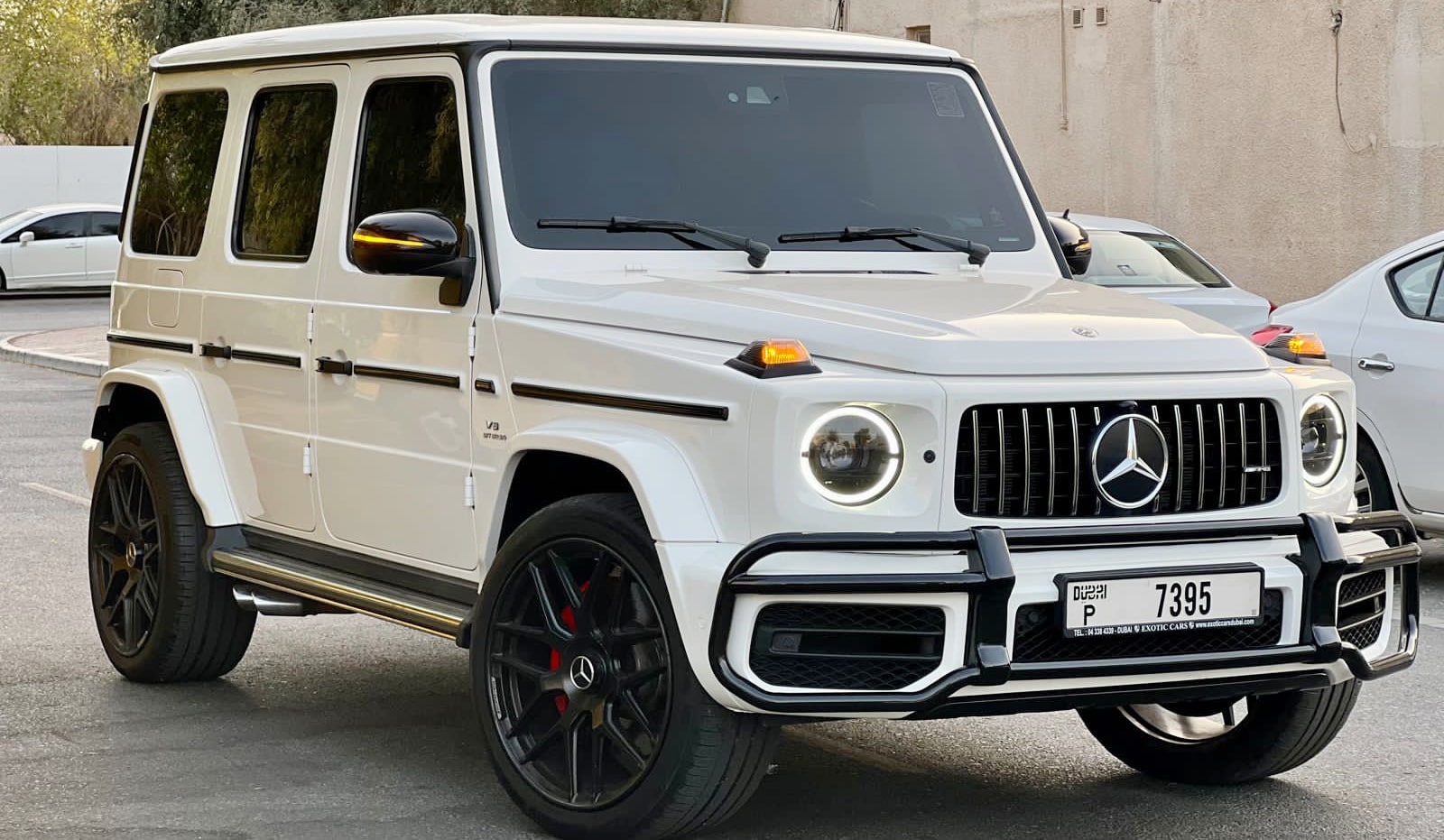 Mercedes G63 White Interior