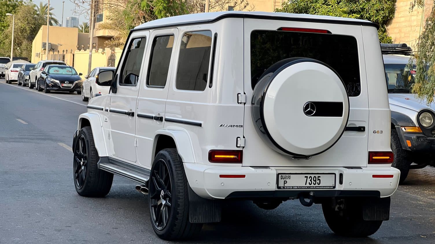 Mercedes G63 White Interior
