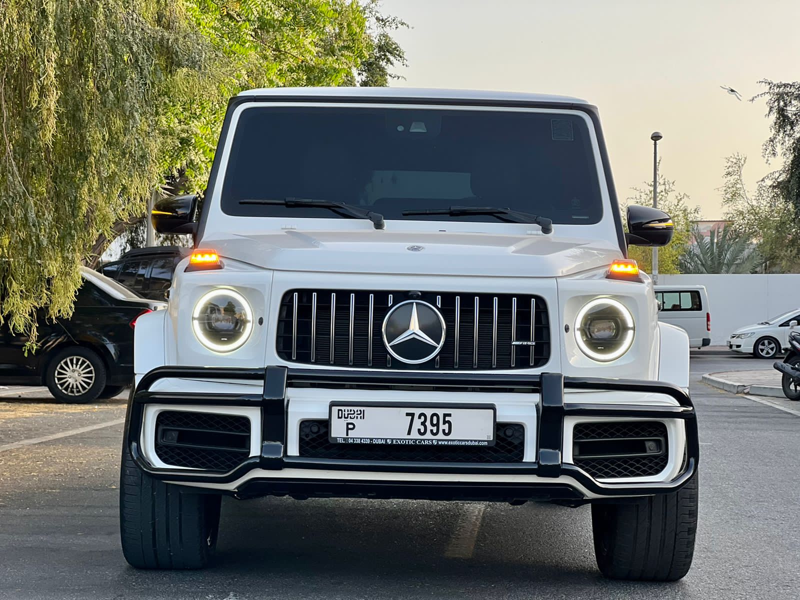 Mercedes G63 White Interior